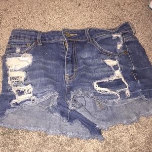 Jean shorts